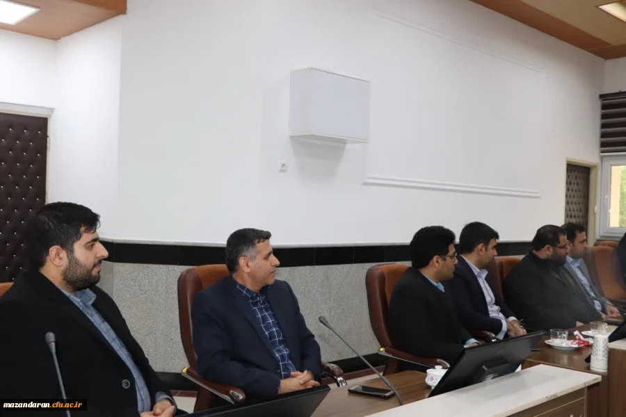 دیدار اعضای هیات رئیسه دانشگاه فرهنگیان مازندران با مدیرکل آموزش و پرورش مازندران 6