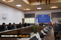 دیدار اعضای هیات رئیسه دانشگاه فرهنگیان مازندران با مدیرکل آموزش و پرورش مازندران 11