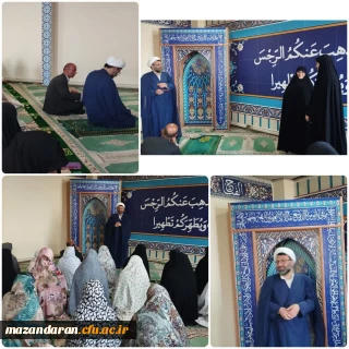 حضور حجت الاسلام غلامی معاون نهاد مقام معظم رهبری در نماز جماعت 