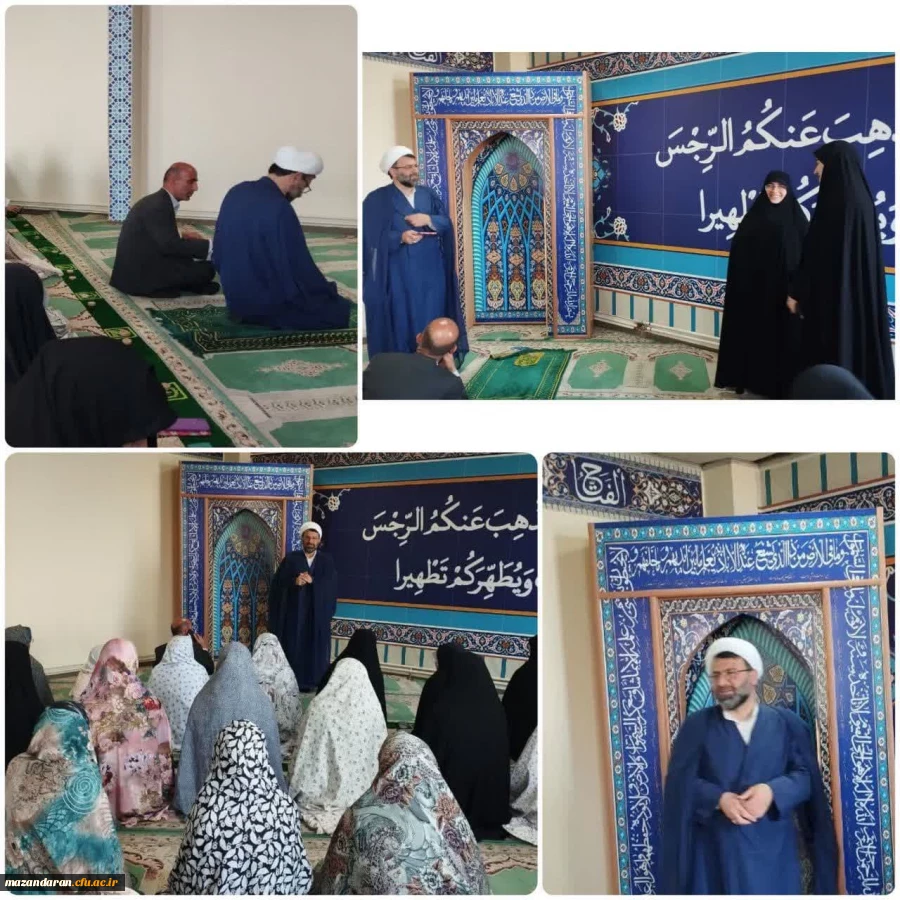 حضور حجت الاسلام غلامی معاون نهاد مقام معظم رهبری در نماز جماعت  2