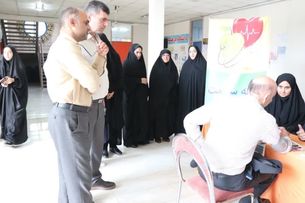 حضور متخصصان و کارشناسان مرکز بهداشت در دانشگاه 7