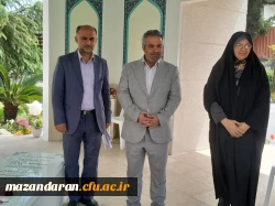 ازدید ابوذر قربانی فرماندار شهرستان قائمشهر از دانشگاه فرهنگیان مرکز حضرت فاطمه(س)قائمشهر  2