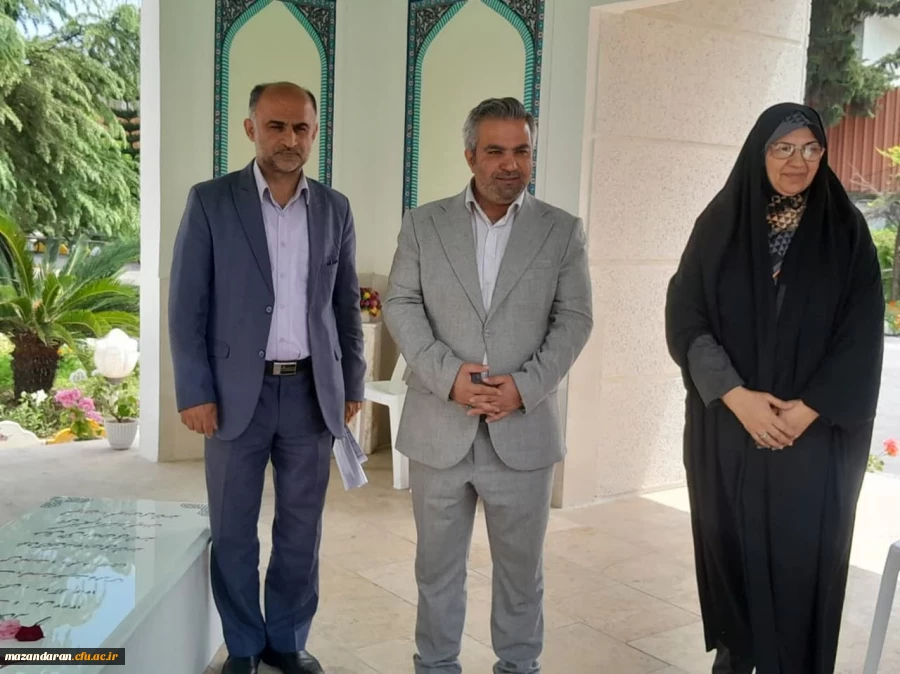 ازدید ابوذر قربانی فرماندار شهرستان قائمشهر از دانشگاه فرهنگیان مرکز حضرت فاطمه(س)قائمشهر  2