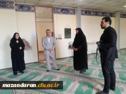 ازدید ابوذر قربانی فرماندار شهرستان قائمشهر از دانشگاه فرهنگیان مرکز حضرت فاطمه(س)قائمشهر  2