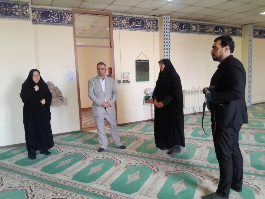 ازدید ابوذر قربانی فرماندار شهرستان قائمشهر از دانشگاه فرهنگیان مرکز حضرت فاطمه(س)قائمشهر  2