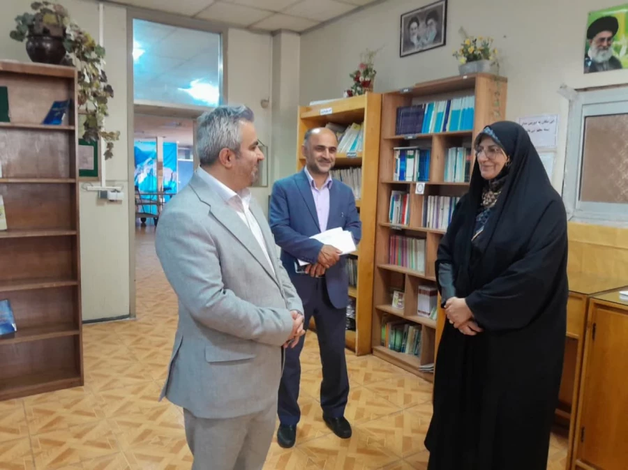 ازدید ابوذر قربانی فرماندار شهرستان قائمشهر از دانشگاه فرهنگیان مرکز حضرت فاطمه(س)قائمشهر  2