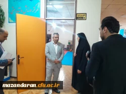 ازدید ابوذر قربانی فرماندار شهرستان قائمشهر از دانشگاه فرهنگیان مرکز حضرت فاطمه(س)قائمشهر  2