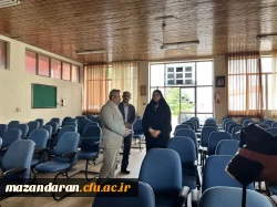 ازدید ابوذر قربانی فرماندار شهرستان قائمشهر از دانشگاه فرهنگیان مرکز حضرت فاطمه(س)قائمشهر  2