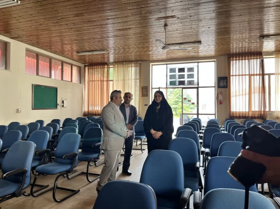ازدید ابوذر قربانی فرماندار شهرستان قائمشهر از دانشگاه فرهنگیان مرکز حضرت فاطمه(س)قائمشهر  2