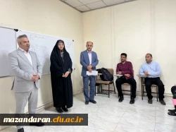 ازدید ابوذر قربانی فرماندار شهرستان قائمشهر از دانشگاه فرهنگیان مرکز حضرت فاطمه(س)قائمشهر  2