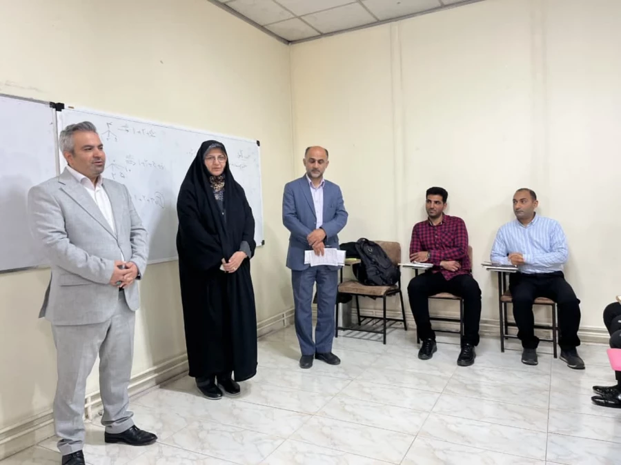 ازدید ابوذر قربانی فرماندار شهرستان قائمشهر از دانشگاه فرهنگیان مرکز حضرت فاطمه(س)قائمشهر  2