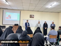 ازدید ابوذر قربانی فرماندار شهرستان قائمشهر از دانشگاه فرهنگیان مرکز حضرت فاطمه(س)قائمشهر  2