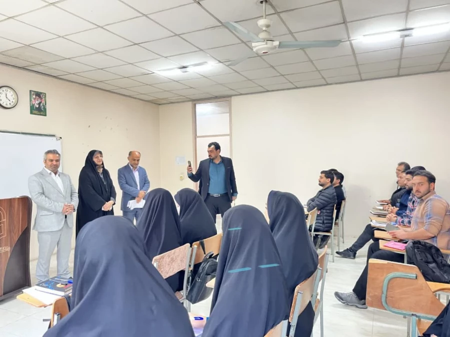 ازدید ابوذر قربانی فرماندار شهرستان قائمشهر از دانشگاه فرهنگیان مرکز حضرت فاطمه(س)قائمشهر  2