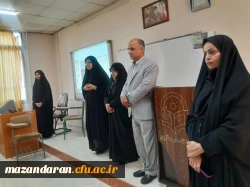 حضور رئیس ،معاون و مسئول آموزش در کلاسهای آموزشی 5