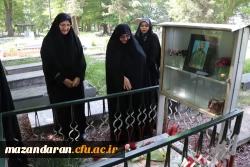 زیارت مزار اولین شهید فرهنگی استان مازندران شهید علی ولیپور به مناسبت هفته معلم و دهه کرامت 3