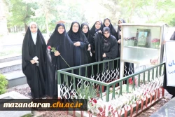 زیارت مزار اولین شهید فرهنگی استان مازندران شهید علی ولیپور به مناسبت هفته معلم و دهه کرامت 6