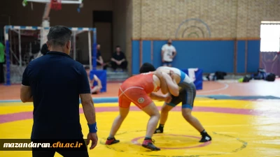 برگزاری مسابقات کشتی انتخابی استانی در پردیس دکتر شریعتی ساری