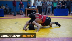 برگزاری مسابقات کشتی انتخابی استانی در پردیس دکتر شریعتی ساری 3