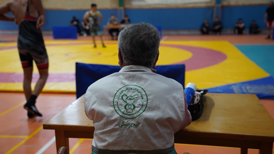 برگزاری مسابقات کشتی انتخابی استانی در پردیس دکتر شریعتی ساری 6