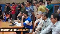 برگزاری مسابقات کشتی انتخابی استانی در پردیس دکتر شریعتی ساری 7