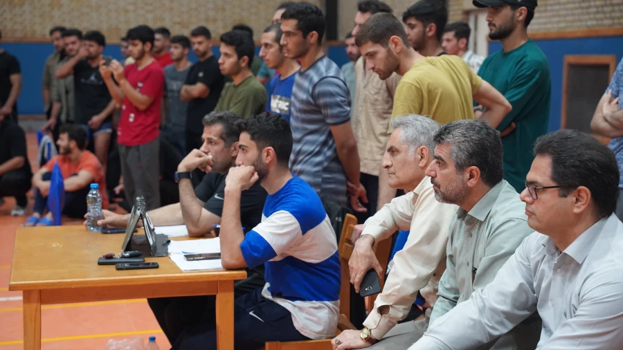 برگزاری مسابقات کشتی انتخابی استانی در پردیس دکتر شریعتی ساری 7