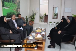 دیدار مسئولین اداره محیط زیست شهرستان قائمشهر با دابویی رئیس دانشگاه فرهنگیان مرکز حضرت فاطمه(س)
 2