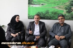 دیدار مسئولین اداره محیط زیست شهرستان قائمشهر با دابویی رئیس دانشگاه فرهنگیان مرکز حضرت فاطمه(س)
 2