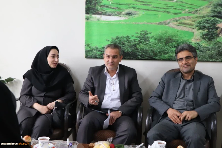 دیدار مسئولین اداره محیط زیست شهرستان قائمشهر با دابویی رئیس دانشگاه فرهنگیان مرکز حضرت فاطمه(س)
 2