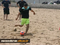 برگزاری کلاس داوری ورزش های بومی محلی در سطح استانی و مسابقه فوتبال ساحلی به مناسب هفته معلم و سراهای دانشجویی در پردیس دکتر شریعتی ساری  3