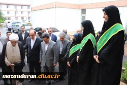 حضور معاون پارلمانی مجلس شورای اسلامی و مسئولان استانی در دانشگاه فرهنگیان مرکز حضرت فاطمه (س) قائمشهر 4