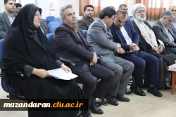 حضور معاون پارلمانی مجلس شورای اسلامی و مسئولان استانی در دانشگاه فرهنگیان مرکز حضرت فاطمه (س) قائمشهر 7