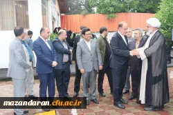 حضور معاون پارلمانی مجلس شورای اسلامی و مسئولان استانی در دانشگاه فرهنگیان مرکز حضرت فاطمه (س) قائمشهر 11