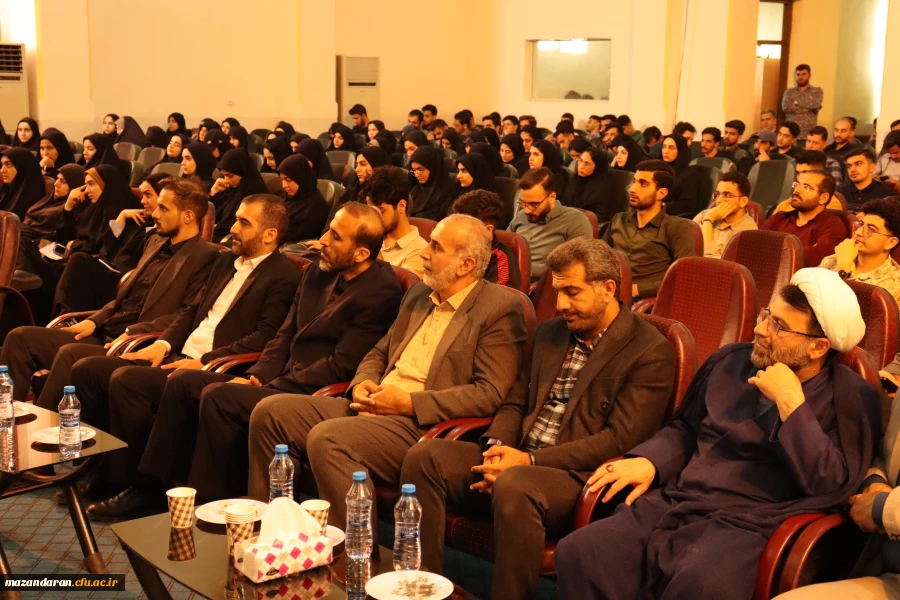 برگزاری مراسم گرامیداشت شهدای خدمت و شهدای خان طومان در پردیس دکتر شریعتی ساری 2