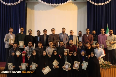 تجلیل از دانشجومعلمان برگزیده دانشگاه فرهنگیان مازندران در جشنواره تدریس برتر