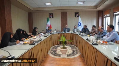 برگزاری شورای مدیریت و توسعه منابع دانشگاه فرهنگیان مازندران