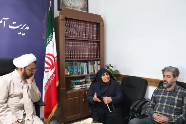 گزارش تصویری دیدار با رئیس اداره آموزش و پرورش شهرستان آمل 4