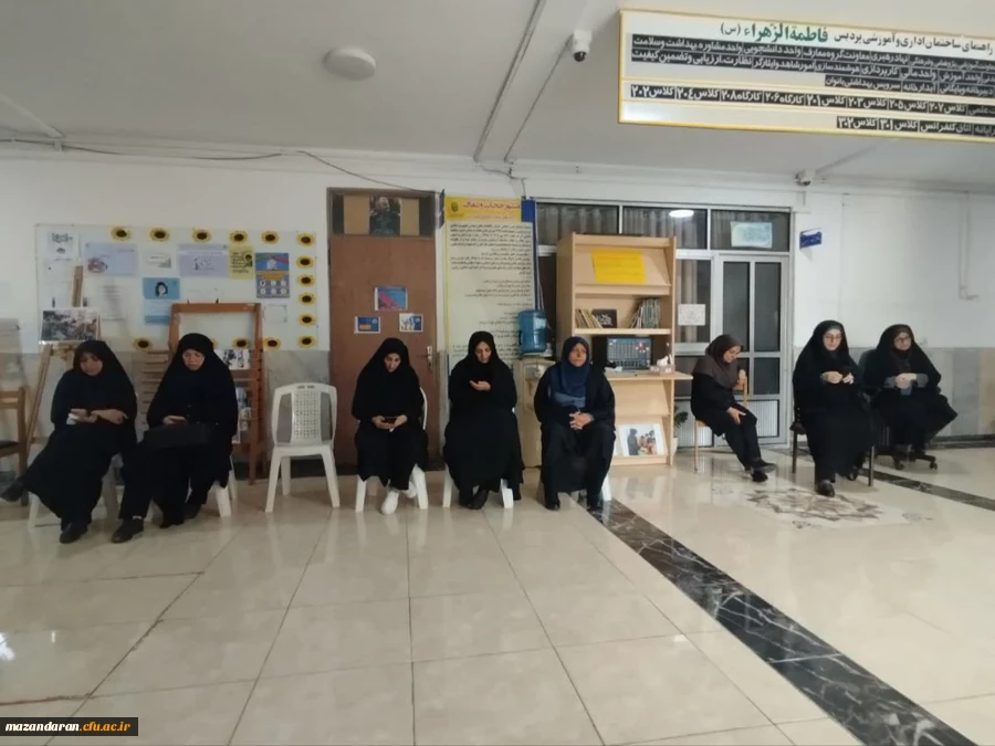 برگزاری مراسم دعا و توسل جهت بهبودی همکار خدوم و پرتلاش پردیس فاطمه الزهرا (س) ساری
 2