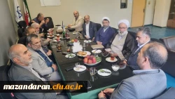 برگزاری جلسه هم اندیشی با حضور فرماندار ویژه بابل و رئیس دانشگاه فرهنگیان مازندران در مرکز شهید رجایی بابل 5