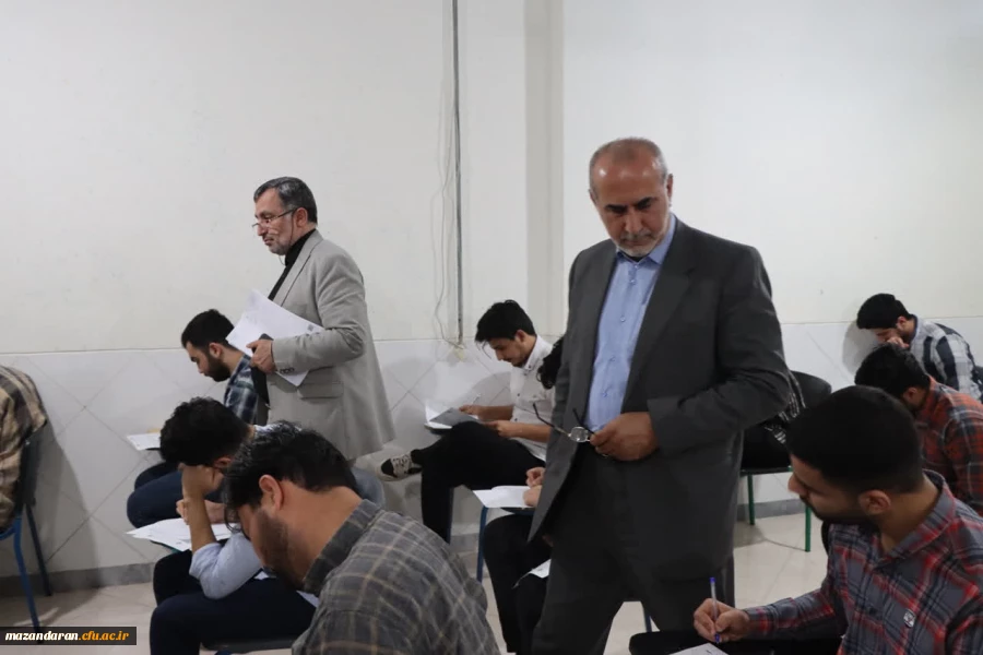 بازدید رئیس و  معاون هماهنگی دانشگاه فرهنگیان مازندران از فرایند برگزار امتحانات پایان ترم پردیس دکتر شریعتی ساری
 2