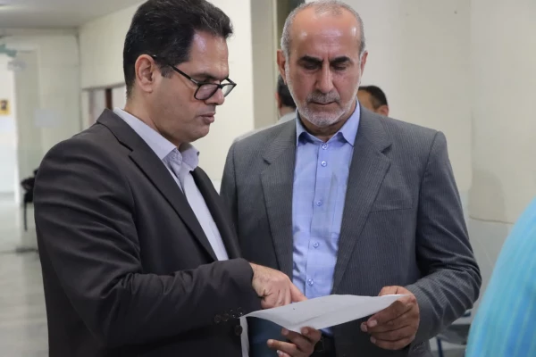 بازدید رئیس و  معاون هماهنگی دانشگاه فرهنگیان مازندران از فرایند برگزار امتحانات پایان ترم پردیس دکتر شریعتی ساری
 7