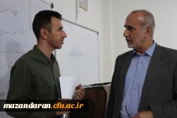 بازدید رئیس و  معاون هماهنگی دانشگاه فرهنگیان مازندران از فرایند برگزار امتحانات پایان ترم پردیس دکتر شریعتی ساری
 9