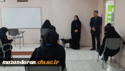 بازدید کرامتی رئیس اداره نظارت و ارزیابی دانشگاه فرهنگیان استان مازندران 3