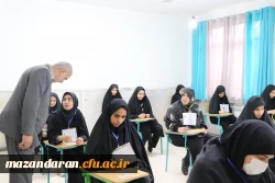 بازدید دکتر مهدوی ریاست دانشگاه فرهنگیان مازندران از روند برگزاری آزمون پایان ترم دانشجویان 4