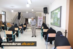 حضور اساتید و همکاران پردیس فاطمه الزهرا (س) ساری در اولین از برگزاری آزمون های پایان ترم 2