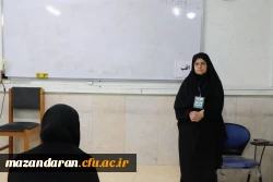 حضور اساتید و همکاران پردیس فاطمه الزهرا (س) ساری در اولین از برگزاری آزمون های پایان ترم 2