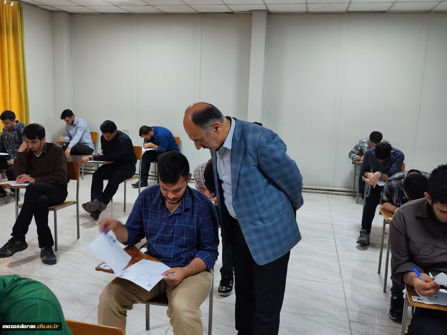 برگزاری اولین روز از امتجانات پایان ترم تحصیلی مرکز شهید رجایی بابل 2