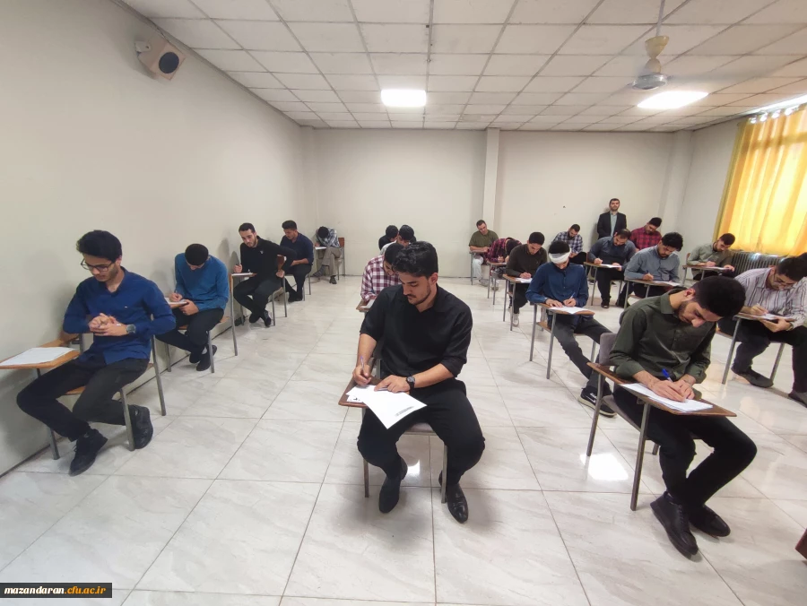 برگزاری اولین روز از امتجانات پایان ترم تحصیلی مرکز شهید رجایی بابل 3