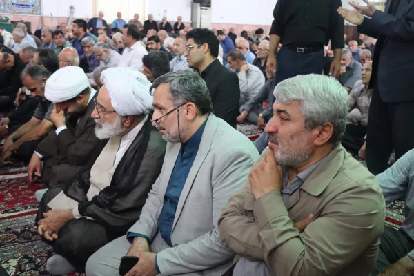 حضور رئیس و کارکنان دانشگاه فرهنگیان مازندران در مراسم گرامیداشت شهیده زینب نبی زاده و همسر و فرزندان شهیدشان 3