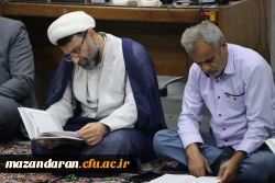 برگزاری مراسم جمع خوانی قرآن کریم در پردیس دکتر شریعتی ساری
 7