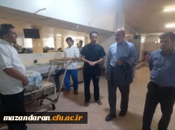 حضور مهدوی رئیس دانشگاه فرهنگیان مازندران در جمع دانشجویان خوابگاهی پردیس دکتر شریعتی ساری و پاسخ به دغدغه ها و نگرانی های آنان پیرامون شرایط موجود 3